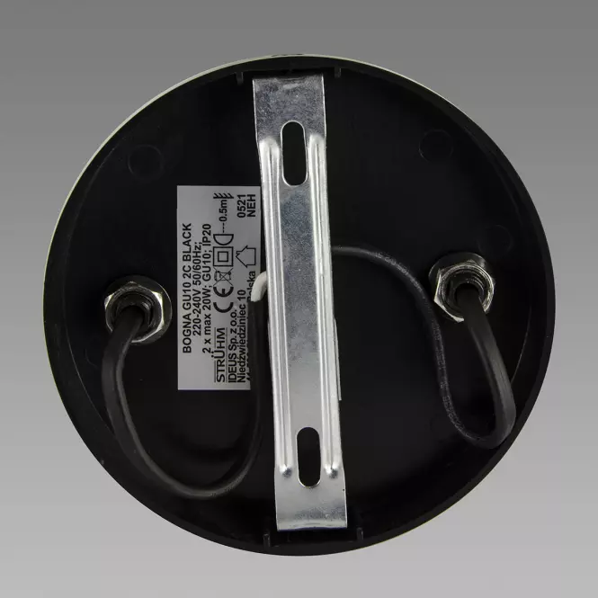 Lampa Bogna GU10 2C Black 03985 Ls2