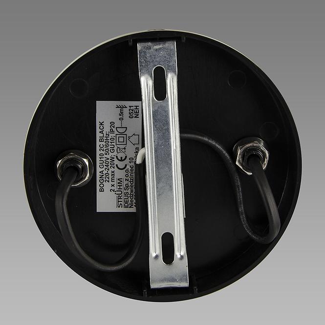 Lampa Bogna GU10 2C Black 03985 Ls2