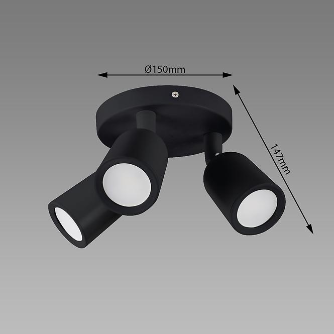 Lampa Bogna GU10 3C Black 03987 Ls3