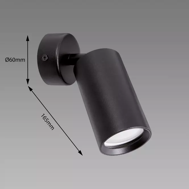 Nastenná lampa Daria SPT GU10 Black 03947 K1