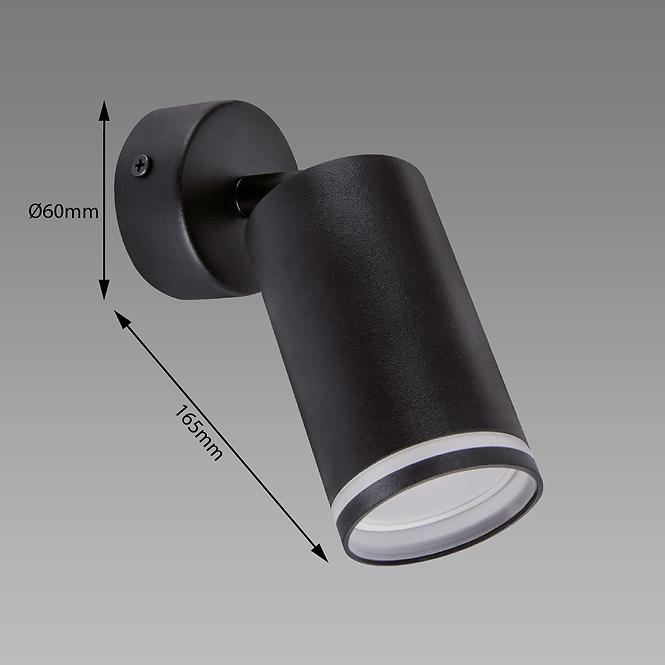 Nastenná lampa Zula SPT GU10 Black 03996 K1