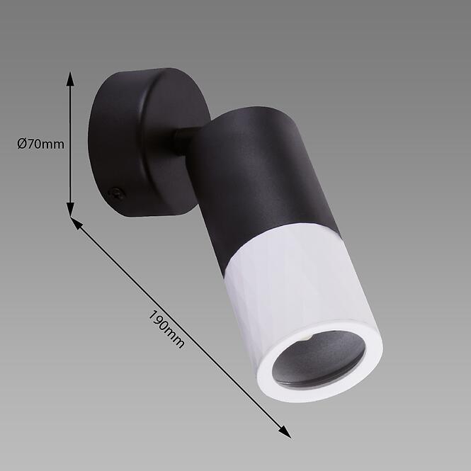 Nástenné svietidlo Piano SPT GU10 Black/White 03880 K1