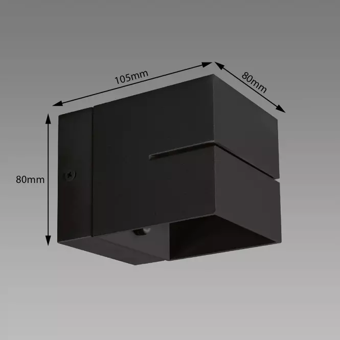 Nástenná lampa Elton G9 Black 03957 K1,2