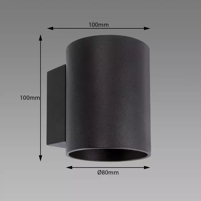 Nastenná lampa Sonia G9 Black 03959 K1