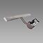 Nastenná lampa Brena LED 4 W mat chróm NW 03068 K1,5