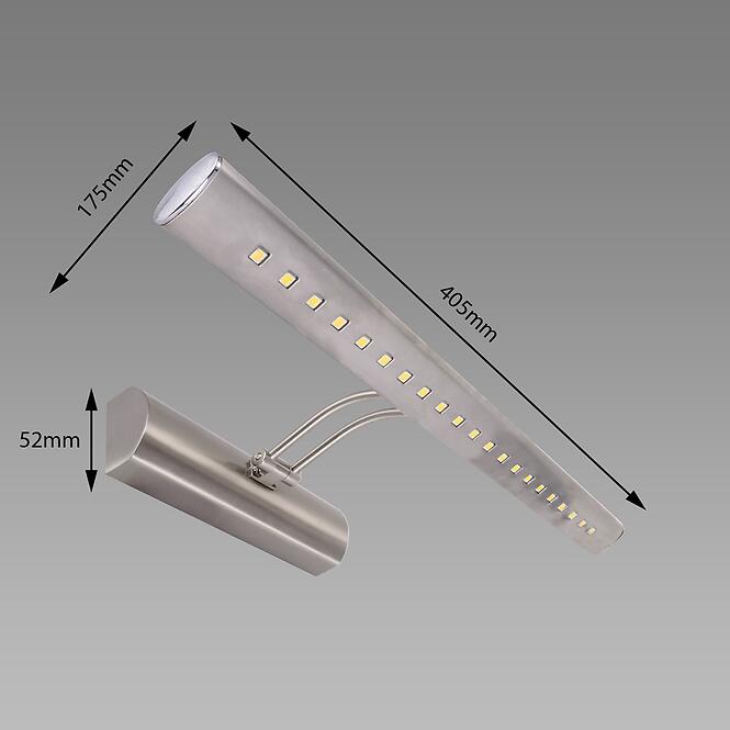 Nástenné svietidlo Brena LED 4 W mat chróm NW 03068 K1