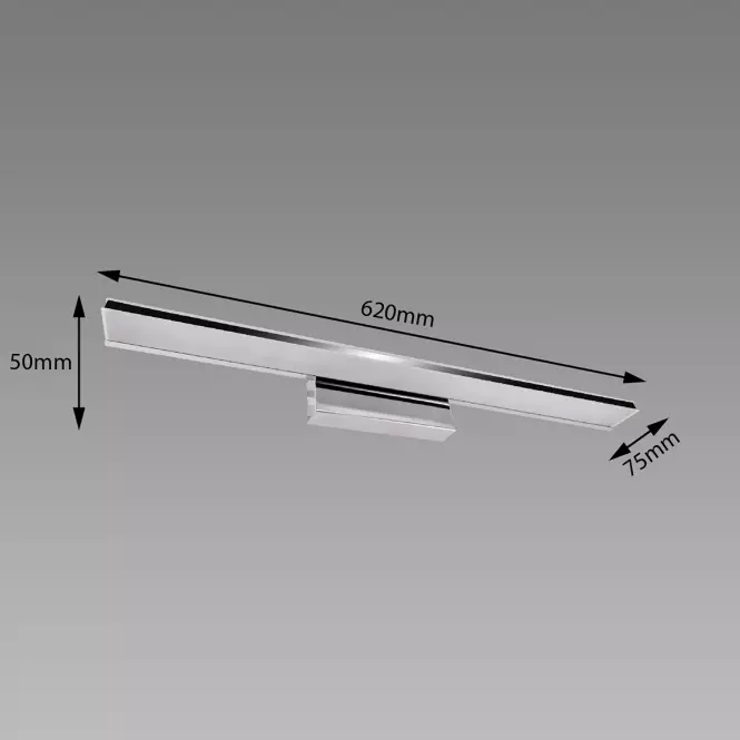Nástenná lampa Brego LED 14W chróm  NW 03973 K1,3