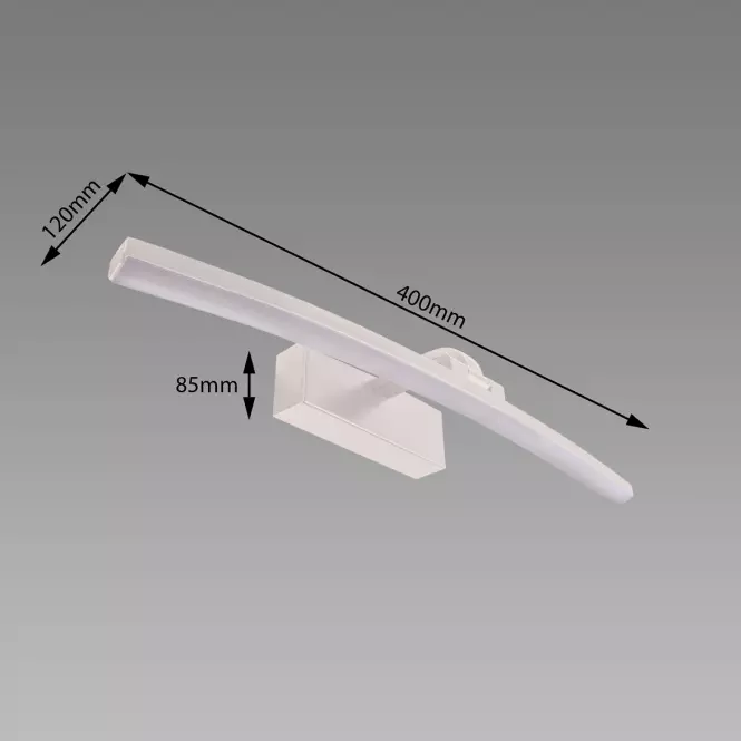Nástenná lampa Mamba LED 8W biela NW 04021 K1,3