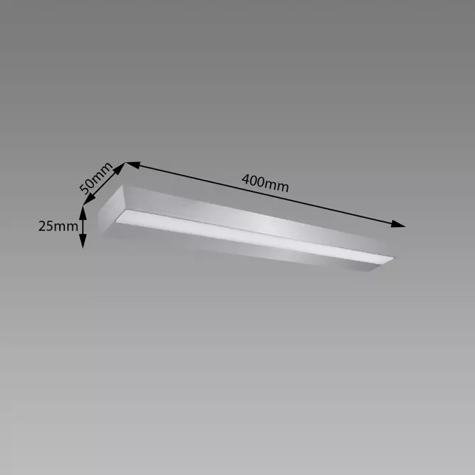 Nástenná lampa Cyber LED 9W Silver NW 03966 K1