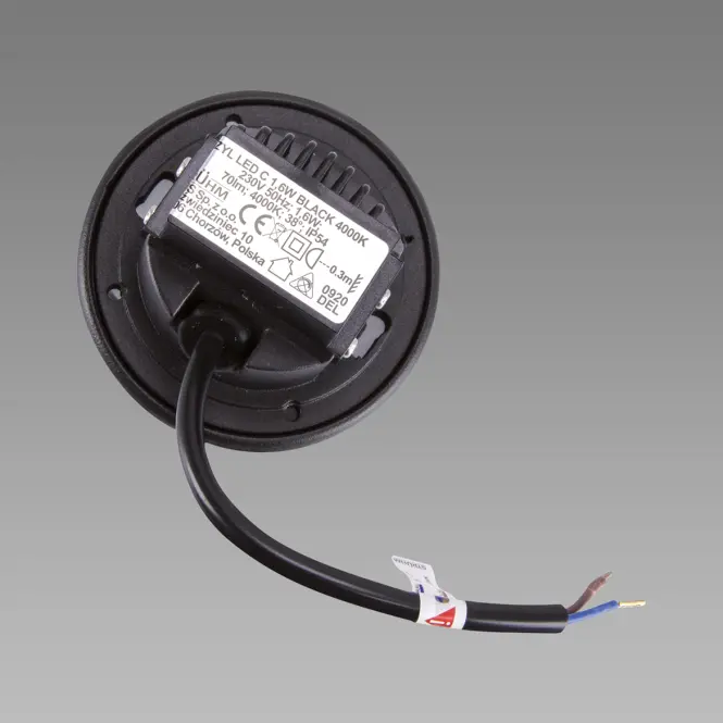 Nástenné svietidlo Azyl LED C 1,6W Black NW 03906 K1,4