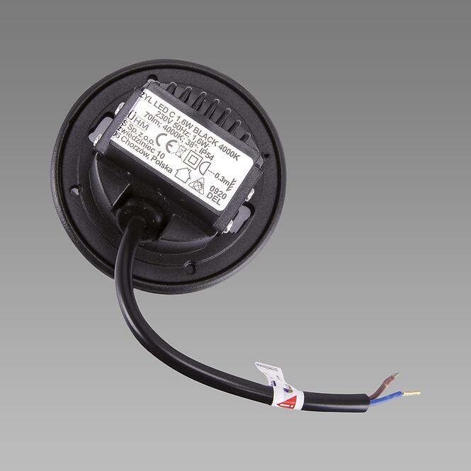 Nástenné svietidlo Azyl LED C 1,6W Black NW 03906 K1,4