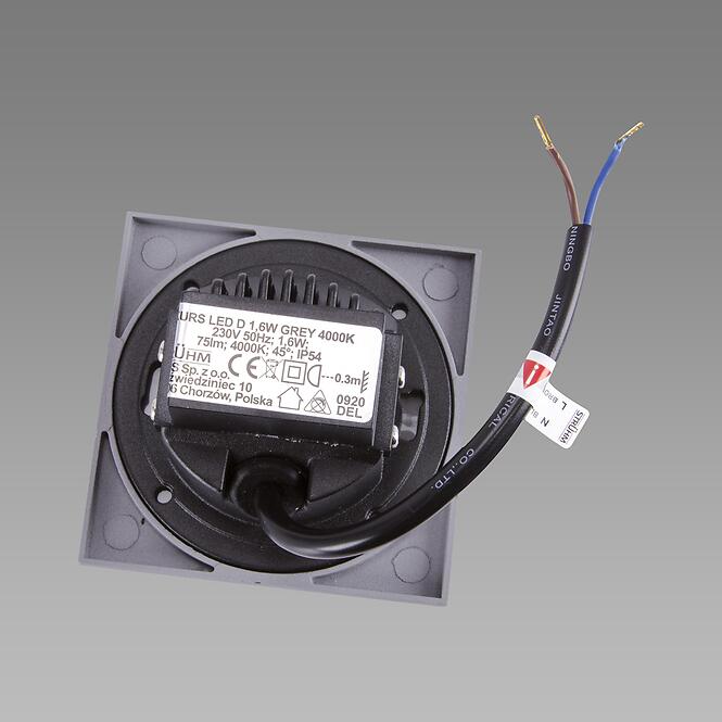 Nástenné svietidlo Kurs LED D 1,6W Grey NW 03907 K1