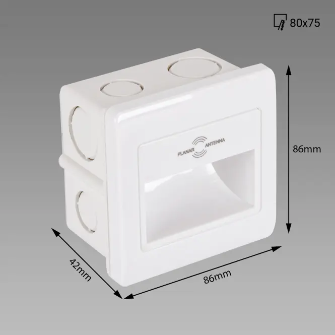 Nástenné svietidlo Diamond LED 2W White 03168 K1
