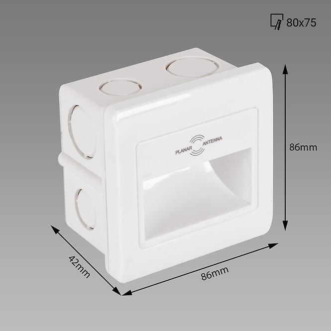 Nástenné svietidlo Diamond LED 2W White 03168 K1,3