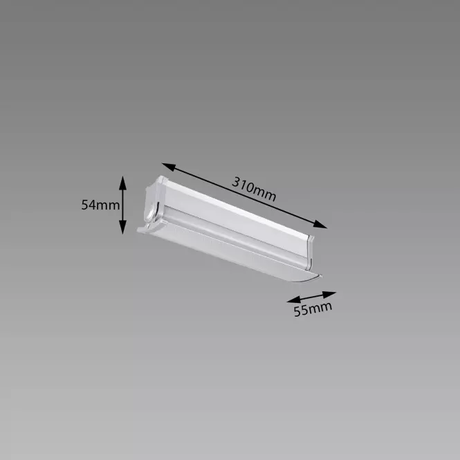 Nástenná lampa Diego LED 9W Silver Cct 03914 K1,2