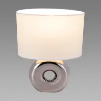 Lampa Golf E14 chróm/biela 03544 LB1
