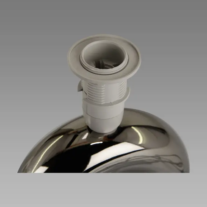 Lampa Golf E14 chróm/biela 03544 LB1