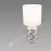 Lampa Linda E14 chróm/biela 03785 LB1