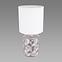 Lampa Linda E14 chróm/biela 03785 LB1,2