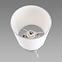 Lampa Linda E14 chróm/biela 03785 LB1,4