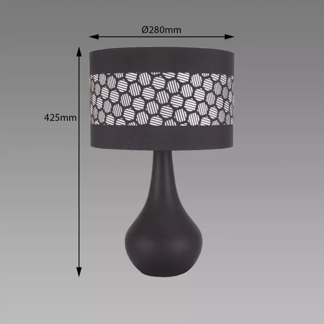 Lampa Wanda E14 Black 03804 LB1