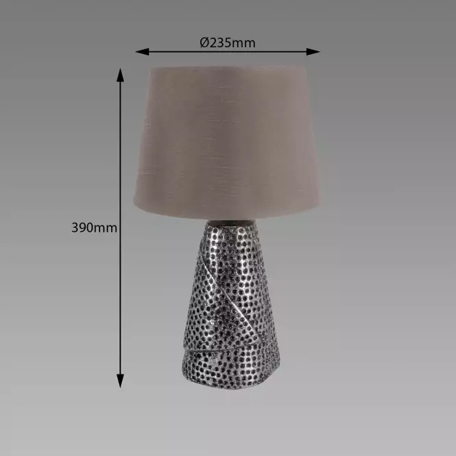 Lampa Magda E27 Silver / Grey 03962 LB1