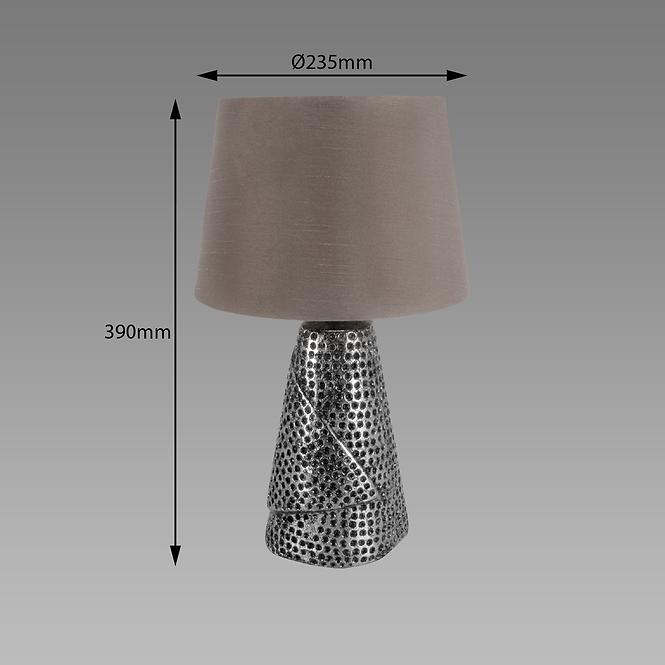 Lampa Magda E27 Silver / Grey 03962 LB1