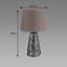 Lampa Magda E27 Silver / Grey 03962 LB1,2