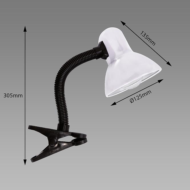 Lampa Tola E27 White Clip 02853 LB1