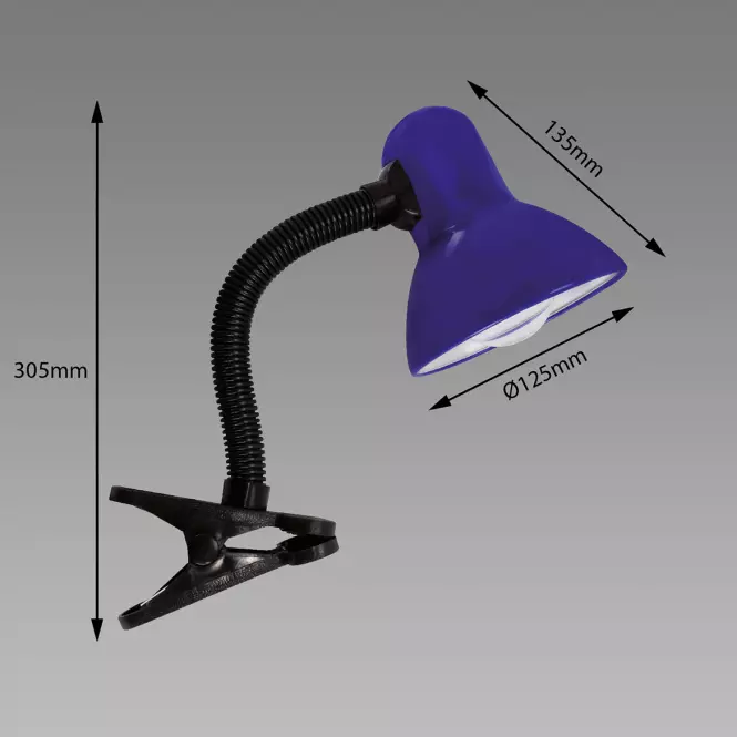 Lampa Tola E27 Blue Clip 02855 LB1