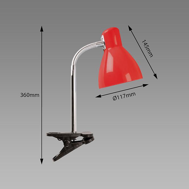 Lampa Kati E27 Red Clip 02862 LB1