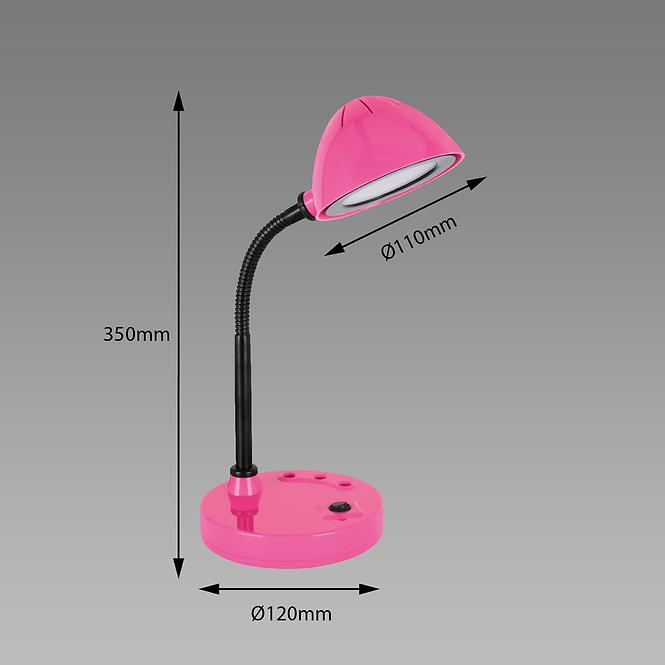 Stolová lampa Roni LED ružová 02874 LB1