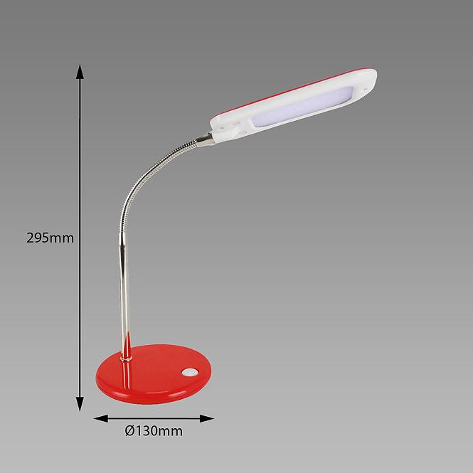 Stolná lampa Dori LED červená 02787 LB1