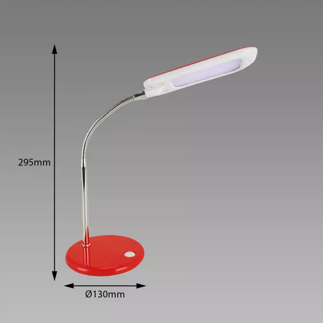 Stolná lampa Dori LED červená 02787 LB1,3