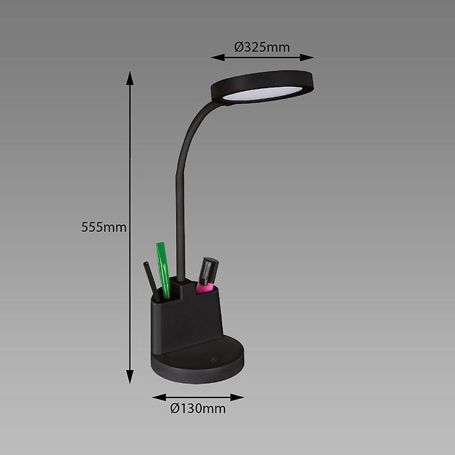 Lampa Labor LED Black 03824 LB1