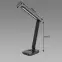Lampa Zet LED Black 03725 LB1,3