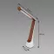 Lampa Gibon LED biela/hnedá 04002 LB1,3