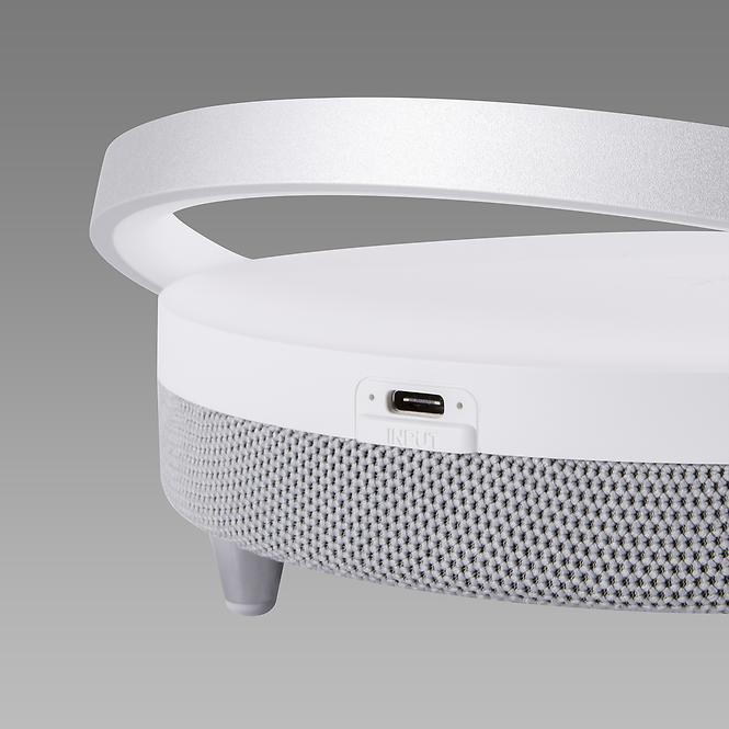 Lampa Saturn LED White Speaker 03864 LB1