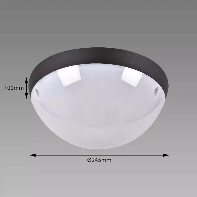 Stropná lampa Aqua Dolunay Black S 03076 PL1,3