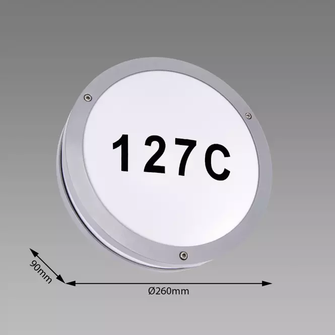 Lampa Solina LED C 7.5W Grey NW 03836 K1