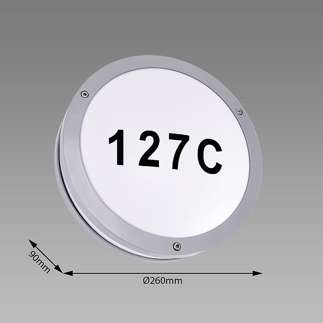 Lampa Solina LED C 7.5W Grey NW 03836 K1