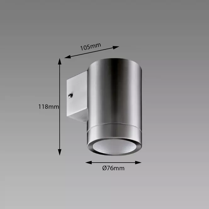 Lampa Aster GU10 Inox 03015 K1