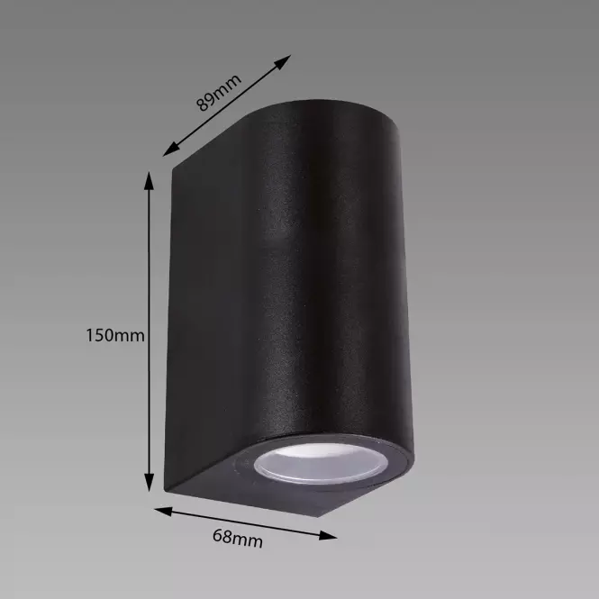 Lampa Gamp 2xGU10 C Black 04017 K1