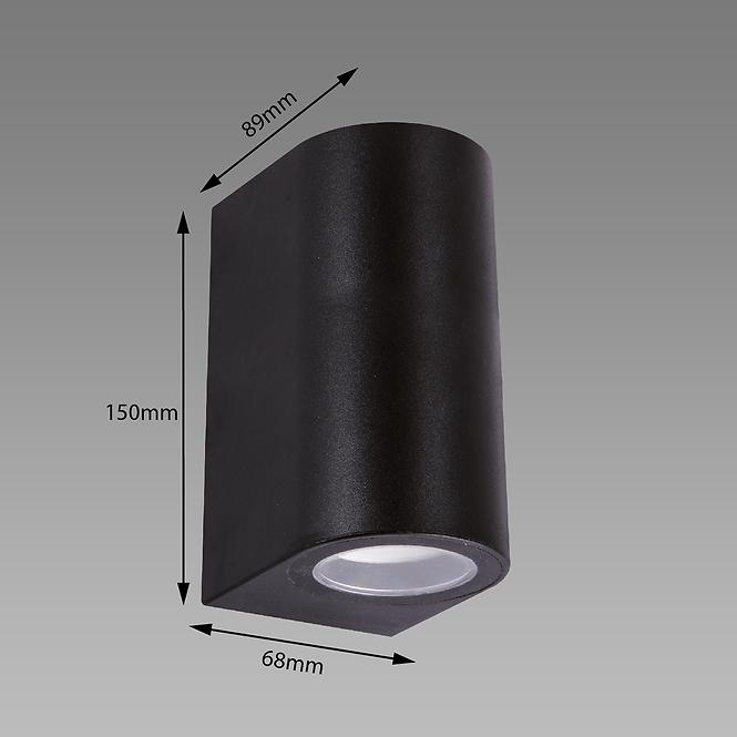 Lampa Gamp 2xGU10 C Black 04017 K1
