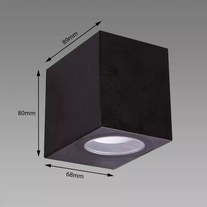 Stolná lampa Gamp GU10 D čierna 04018 K1