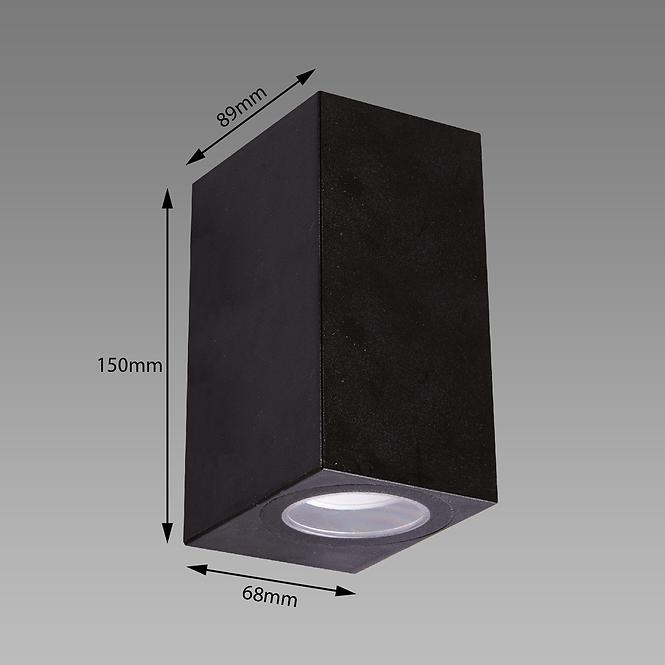 Lampa Gamp 2xGU10 D Black 04019 K1