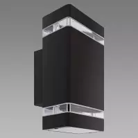 Lampa Bruno 2xGU10 D Black 04007 K2