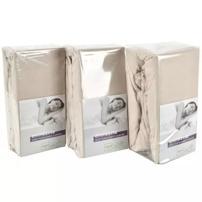 Prestieradlo jersey s gumkou 115GSM 140x200 béžová