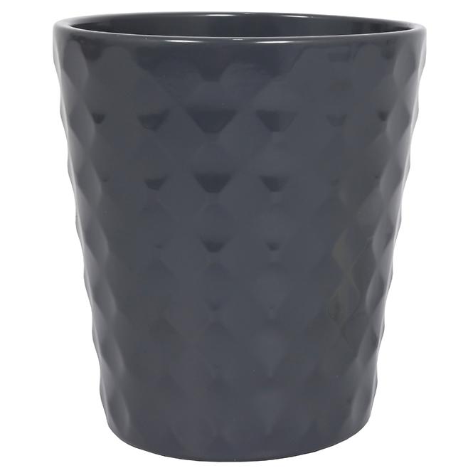 Obal na kvetináč Haven tmavošedý *5737