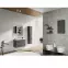 Vysoká skrinka Boa Vista New 30 2D antracit,3